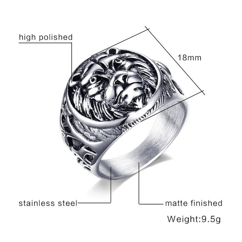 Lion Head Rings - Yatta's