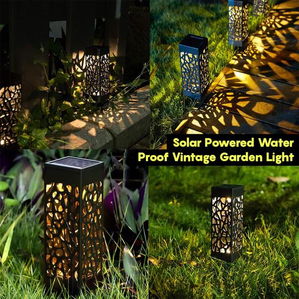 Solar Powered Waterproof Vintage Garden Light - Yatta's