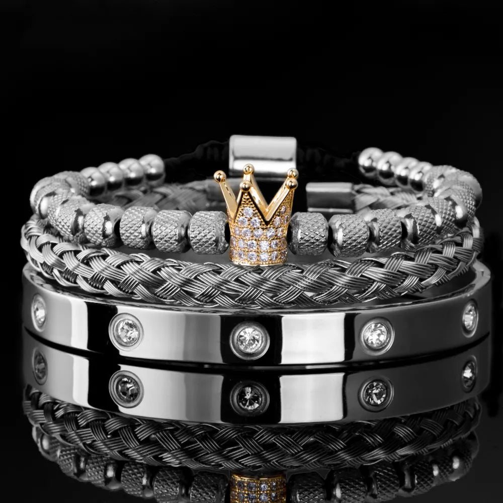Diamond Roman Bracelets - Yatta's