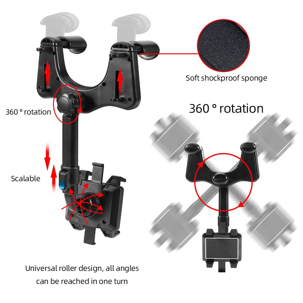 360° Rotatable Smart Phone Car Holder - Yatta's